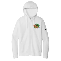Wilson's Mills High School Embroidery Adult Full Zip Hoodie