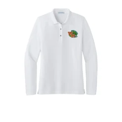 Wilson's Mills High School Embroidery Ladies Long Sleeve Polo