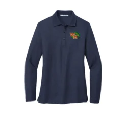 Wilson's Mills High School Embroidery Ladies Long Sleeve Polo
