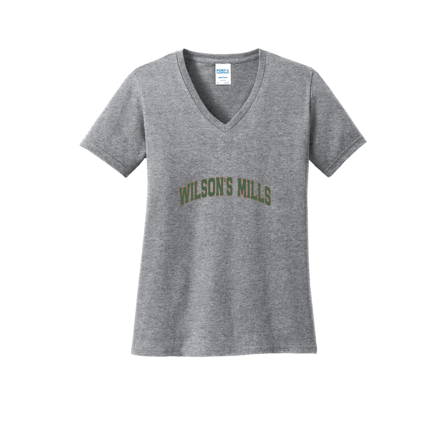WMHS Arch Logo Ladies V-Neck - Image 1