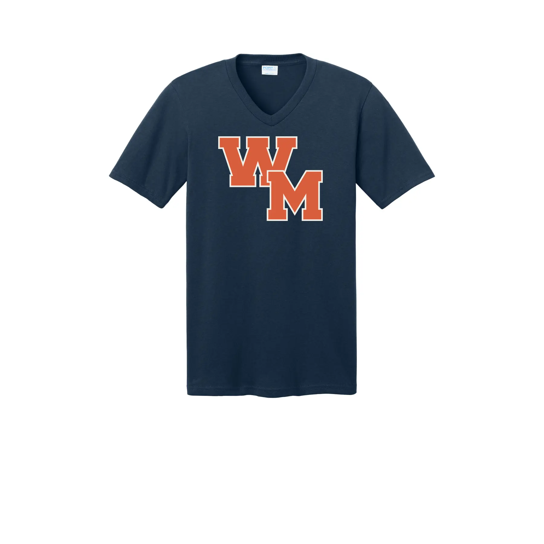 WM Logo Adult V-Neck - Image 1