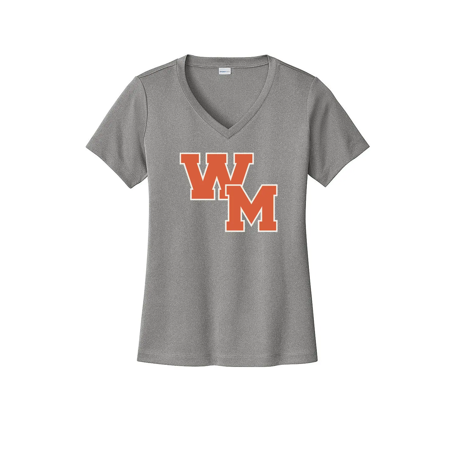 WM Logo Ladies V-Neck - Image 1