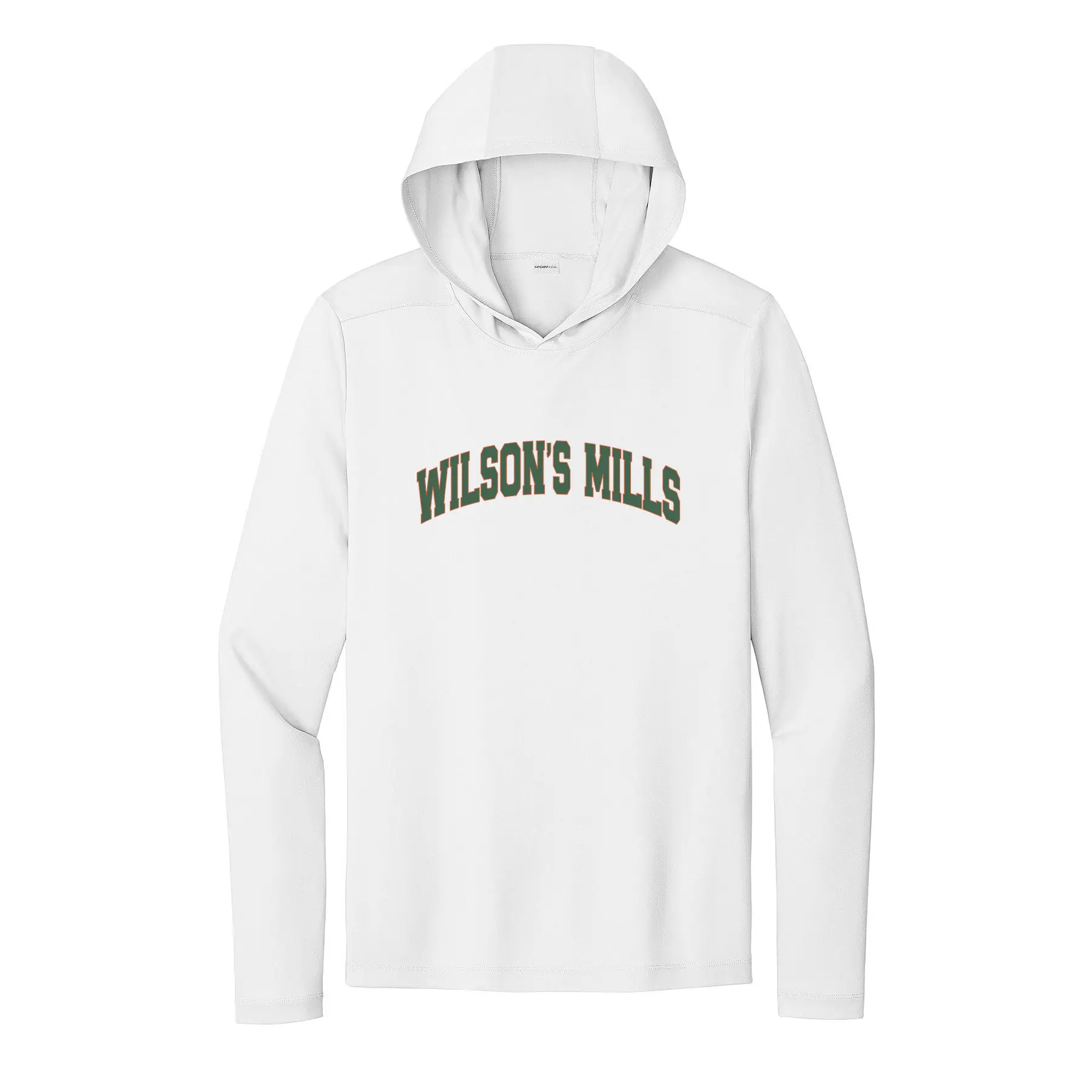 WMHS Arch Logo Adult Long Sleeve Hooded Tee - Image 1