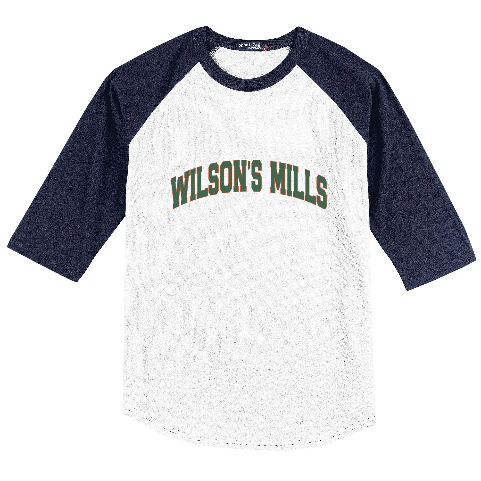 WMHS Arch Logo Adult Baseball Tee - Image 1