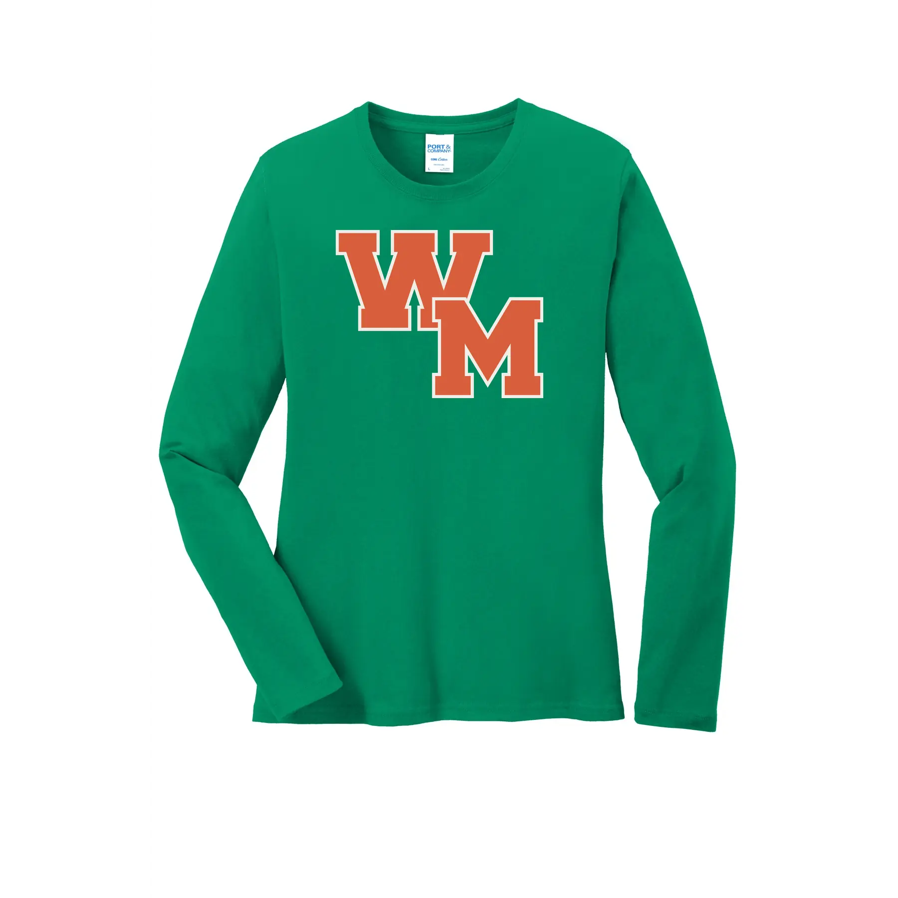 WM Logo Ladies Long Sleeves - Image 1