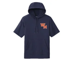 WM Left Chest Logo Adult Short Sleeve Hoodie