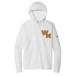 WM Embroidered Logo Adult Full Zip Hoodie